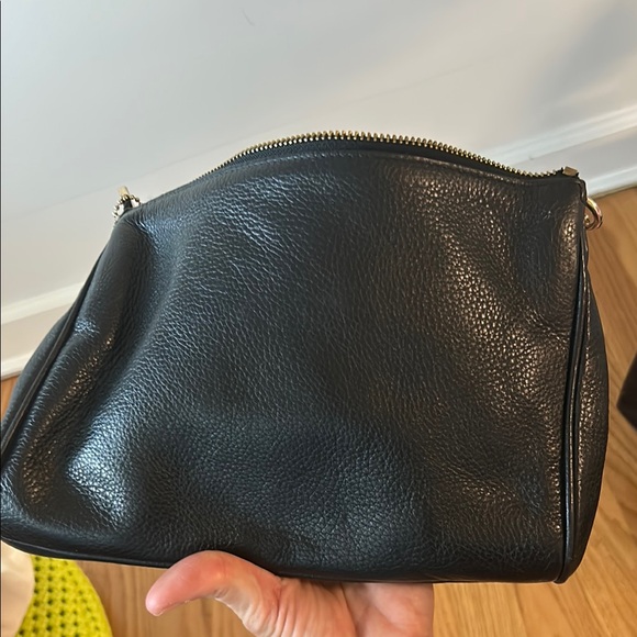 Coach Black Leather Chain Bag - Picture 2 of 6